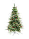 Decorated Christmas Tree 180cm Red