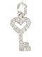 Alista Home Charm Inimă din Argint cu Diamant și Zircon