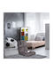 Bean Bag Chair Gray 58x55x50cm