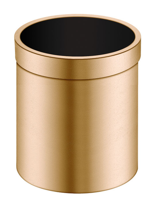 Sanco Coș Metalic De Baie 5L Bronz