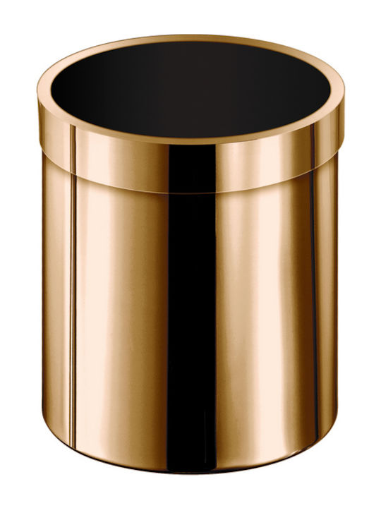Sanco Metallischer Badezimmer Behälter 5lt Bronze