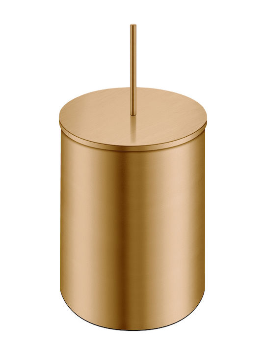 Sanco Metallischer Badezimmerbehälter 5lt Bronze