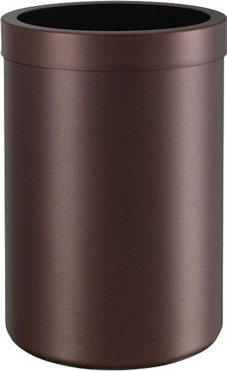 Sanco 90664-A75 Metallic Bathroom Bin 12lt Brown