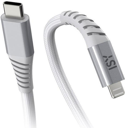 Isy Icn-5000-wt-cl Usb-c To Lightning Cable 2m