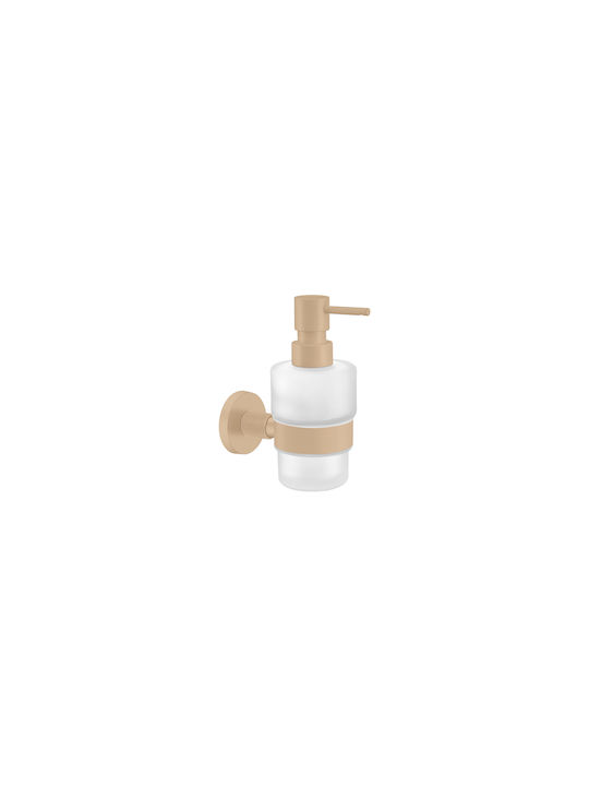 Sanco Dorian Wandmontierter Spender Glas Braun