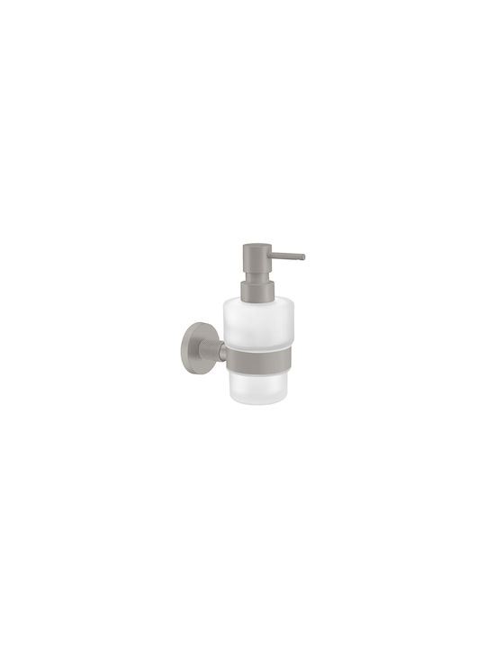 Sanco Dorian Wandmontierter Spender Glas Grau