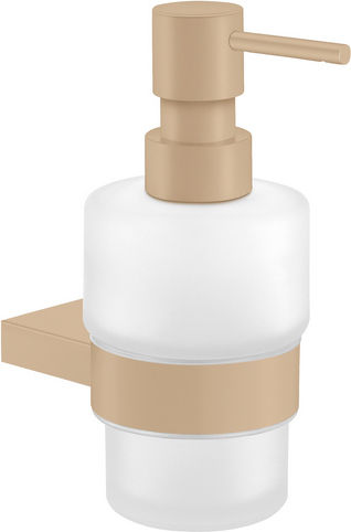 Sanco Aegean Wandmontierter Spender Glas Braun