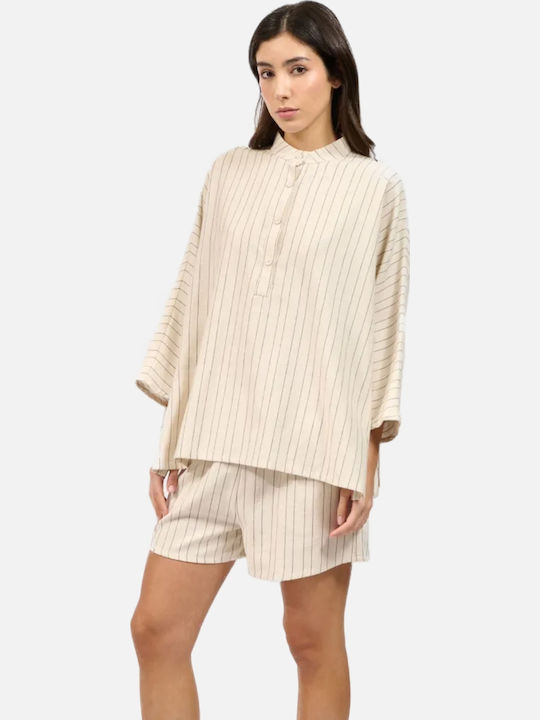 Collectiva Noir Μπλούζα Beige