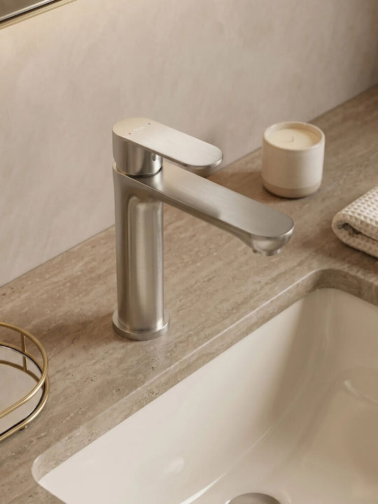 Rea Logan Mixing Sink Faucet Silver
