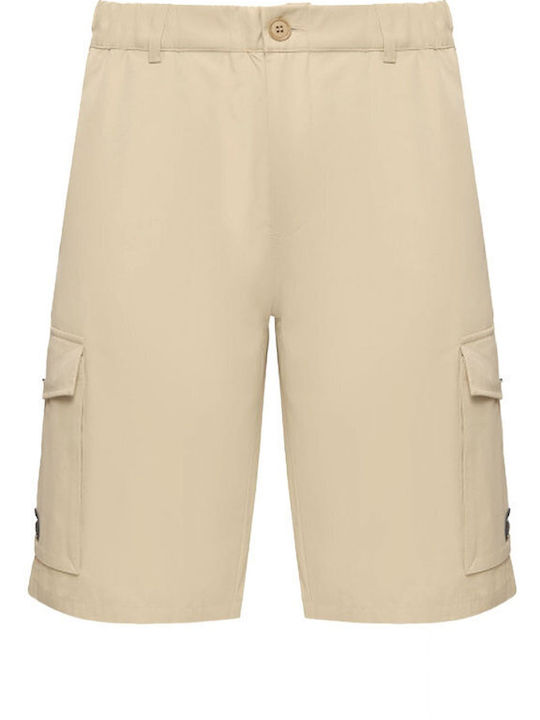 Logo Men's Chino Shorts Beige