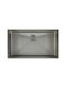 Helika Nova 100b Undermount Kitchen Sink Inox L79xW45cm Gray