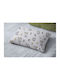 Dimcol Baby Foxes 595 Kids Pillowcase Made of 100% Cotton 50x70cm White-Grey
