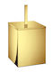 Sanco Metallischer Badezimmer Behälter 5lt Gold