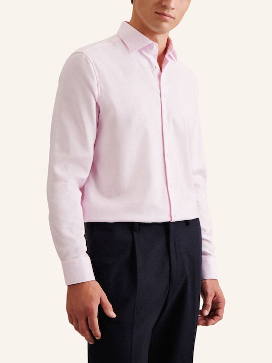 Long Sleeve Shirt in Regular Fit Pink