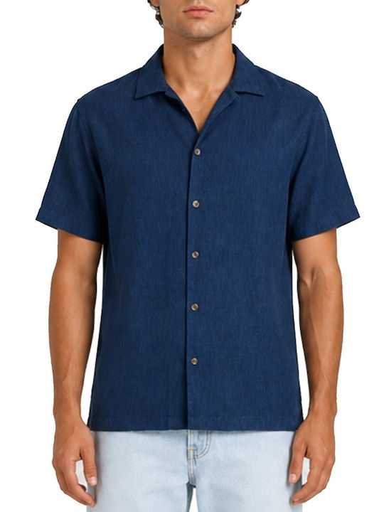 Jack & Jones Resort Short Sleeve Shirt Blue