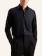 Long Sleeve Shirt in Regular Fit Black