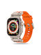 Orso Λουράκι Σιλικόνης Πορτοκαλί (Apple Watch 44/45/46/49mm)