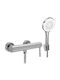 Rea Rivo Baterie Amestecare Dus Set Complet Argintie