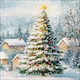 Decoupage Serviette 1 Stück Weihnachtsbaum