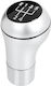 Bmw E39 E46 E53 E60 E61 E81 E82 E83 E85 E87 E90 E91 E92 E93 Gear Shift Knob Silver+chrome 5 Speed