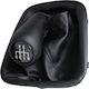 Bmw 5 E34 87-96 Gear Shift Knob Black Eco-leather + Black Boot Frame 5 Speeds