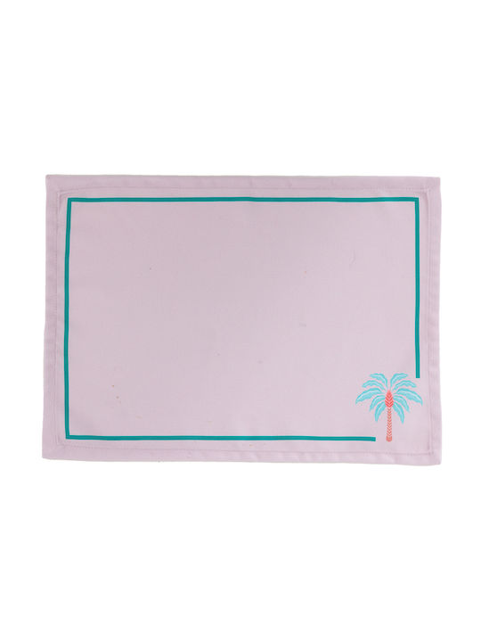 Palamaiki Pla104 Plastic Pink Placemats 48x33cm 2 Pieces