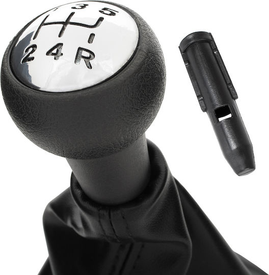 Peugeot 207 Gear Shift Knob + Boot + Adapter Shift Lever Knob Adapter 2 Pcs Set