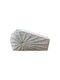 Espiel Decorative Polyresin White Vase 17x5.5xH29.5cm