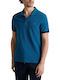Polo Herrenbluse Blau