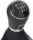 Vw Golf Vi 08-13 Black Gear Shift Knob + 6-speed Gaiter