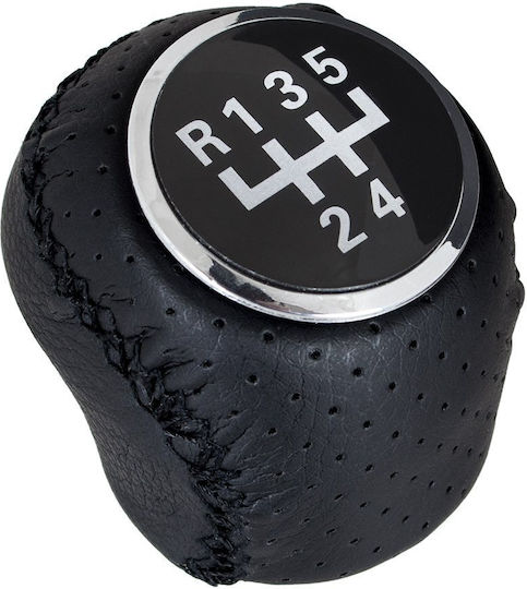 Peugeot Boxer I Ii 94-14 Gear Shift Knob Black + Chrome 5 Speed Reverse On Top
