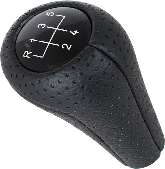 Bmw E34 E36 E38 E39 E46 E60 E61 E87 E90 X3 X5 Gear Shift Knob Black Perforated Leather 5 Speed