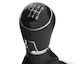 Vw Passat B6 06-11 Schwarz Auto Schaltknopf + Gaiter Chrom Rahmen 6-Gang