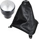Hyundai Tucson I 04-10 Silver Gear Shift Knob + Black Gaiters Frame 5 Speeds