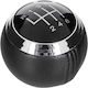 Hyundai Elantra 16-18 Schwarzes Leder 6-Gang Schaltknopf