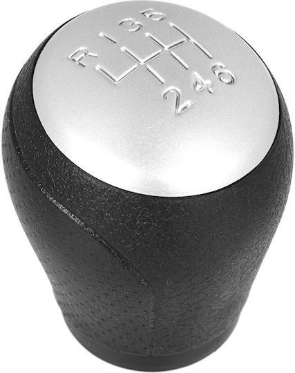 Nissan Juke 2010 6-speed Black + Silver Gear Shift Knob