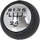 Citroen C8 Gear Shift Knob Chrome 5 Speed