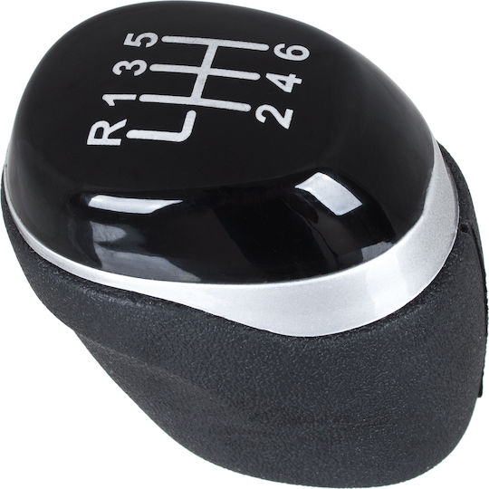 Renault Talisman 2015 Black + Silver Gear Shift Knob 6 Speeds