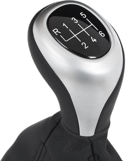 Bmw 4 F36 Gran Coupe 2014 Black Silver 6 Speed Gear Shift Knob + Gasket