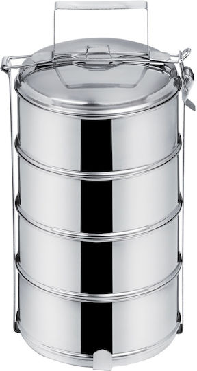 Orion Δοχείο Φαγητού Inox Γκρι 4lt