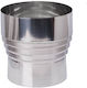 Chimney Pipe Reducer Stainless Steel 100-150 Aisi 316ba Antimagnetic Inoxshell