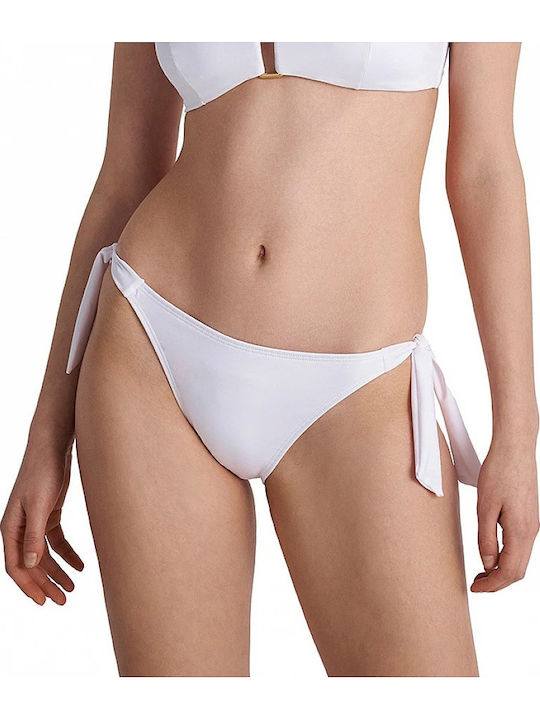 Blu4u Bikini Slip με Κορδονάκια Πορτοκαλί