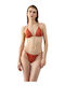 Bikinihosen Brasil mit Schnürung Orange