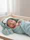 SteweHome SteweHome Baby-Badetuch mit Kapuzen Ecru 100x75cm