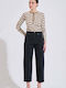 Women's Jean Pants in Loose Fit Black