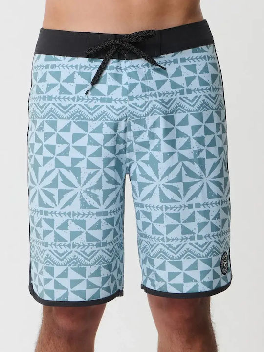 Mirage Men's Swimwear Bermuda Blue With Patterns