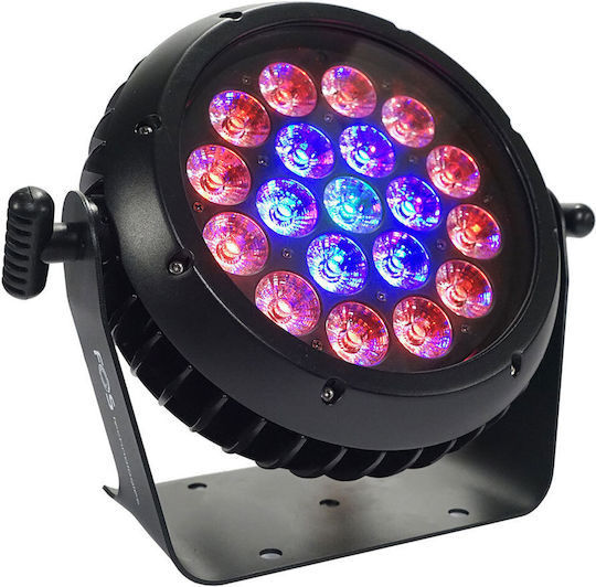 Fos Technologies Προβολέας Beam LED PAR DMX RGBW / Amber / UV / Πράσινο