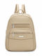Women's Beige Backpack Bag HX-11256-APRICOT