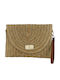 Straw Women's Khaki Handbag