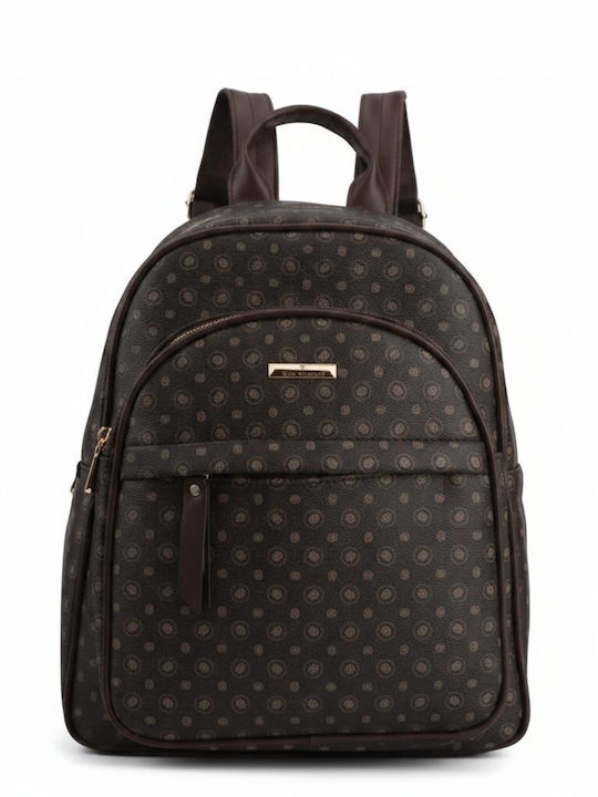 Bag to Bag Γυναικεία Τσάντα Πλάτης Καφέ